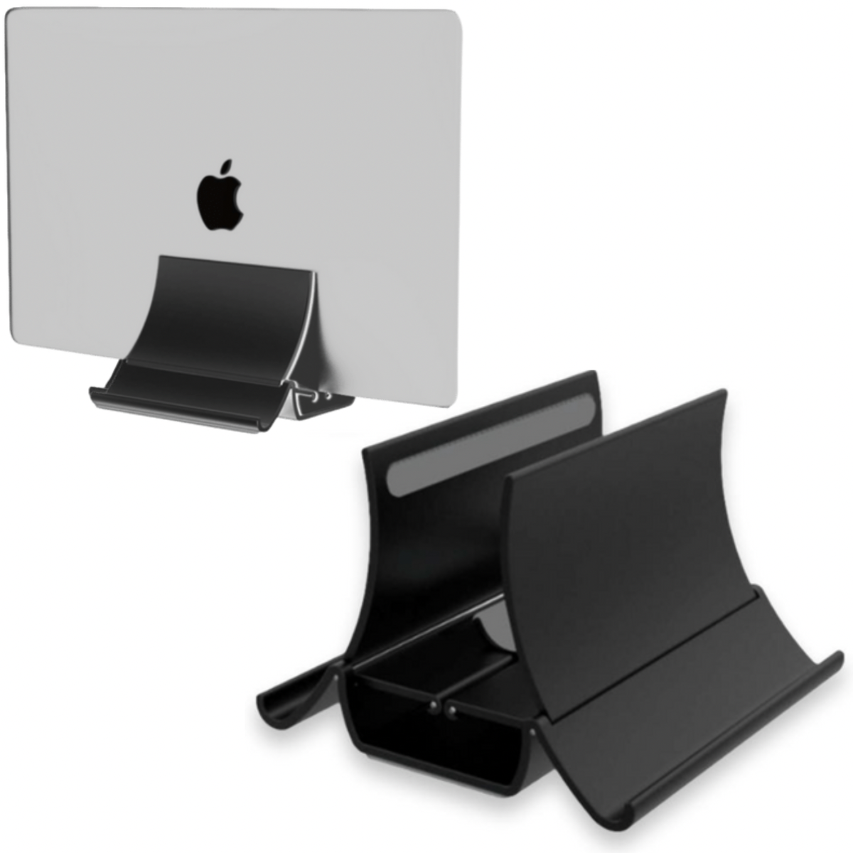 Elestoria 縦型ラップトップスタンドホルダー 調節可能 A2907 ノート